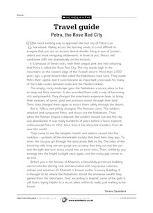 Travel guide: Petra, the Rose Red City