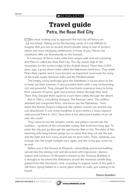 Travel guide: Petra, the Rose Red City