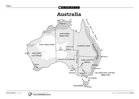Map of Australia – physical geography, states and key cities