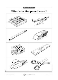 What’s in the pencil case?
