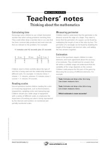 The Obstacle Race: Thinking about the mathematics