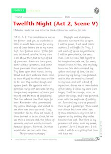 Twelfth Night (Act 2, Scene V)