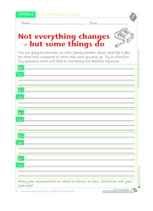 Not everything changes – planning an interview