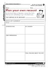 Recount planning sheet