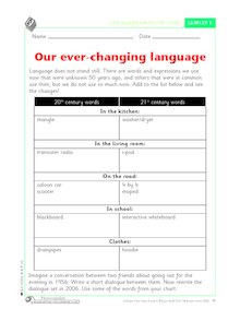 Our ever-changing language