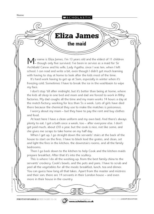 The Clue of the Fingerprint: Eliza James the maid