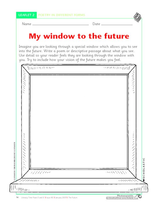 My window to the future