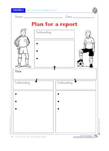 Plan for a report