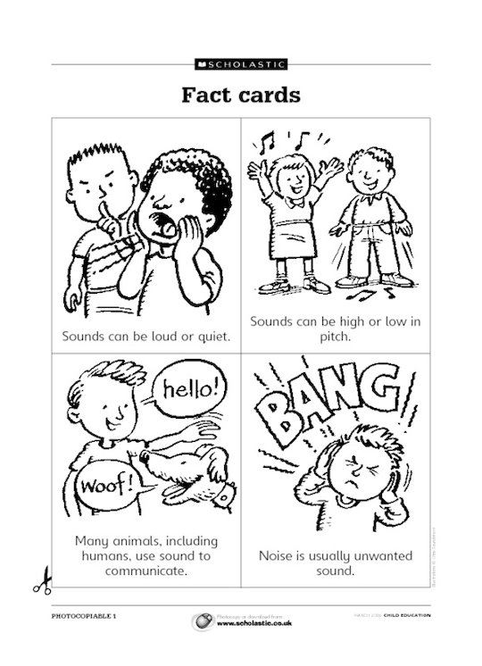 Sound and hearing - all worksheets
