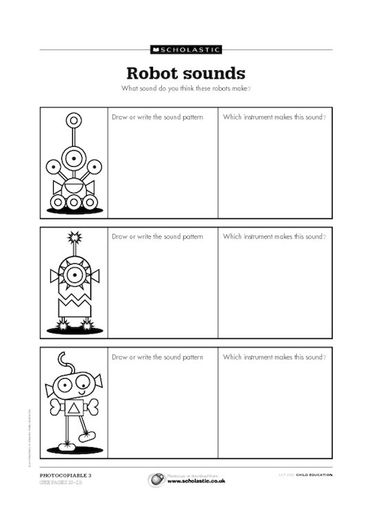 Robot sounds