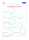 Snowball sentences