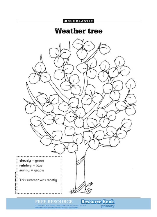Weather tree Scholastic Shop
