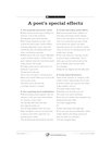 Writing poetry – A poet’s special effects