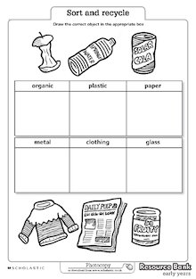 Sort and recycle matching game