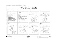 Wholemeal biscuits recipe