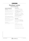 Go-Cart Challenge – Teachers’ notes