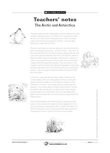 The Arctic and Antarctica – information sheet