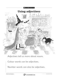 Using adjectives