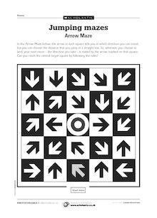 Marvellous Mazes: Arrow Maze