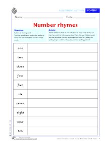Number rhymes
