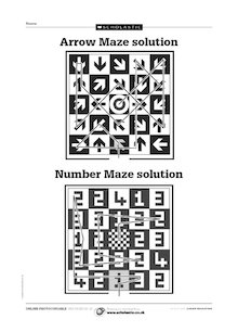 Marvellous Maze solutions