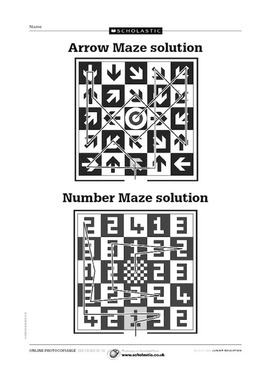 Marvellous Maze solutions