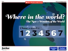 The 7 New Wonders of the World – interactive resource