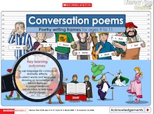 Conversation Poems Part 1 – interactive resource