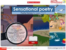 Sensational poetry – interactive poetry resource
