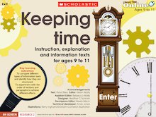 Keeping time – interactive whiteboard resource