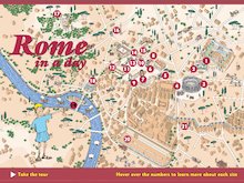 Rome in a Day – interactive map