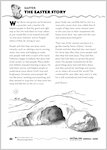 The Easter story (1 page)