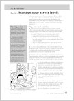 Manage your stress levels (1 page)