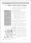 Keep it calm in the corridors (1 page)