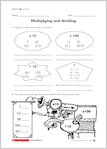 Multiplying and dividing (1 page)