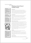 Making a Great Fire of London frieze (1 page)