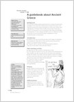 A guidebook about Ancient Greece (1 page)