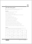 The hot seat game (1 page)