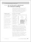 Use an Interactive Whiteboard for shared reading (1 page)