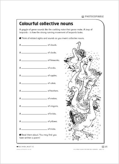 Colourful collective nouns; Poetry as conversation; Spellhorn & Maps