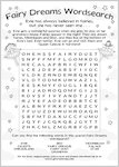Fairy Dreams Word Search (0 pages)