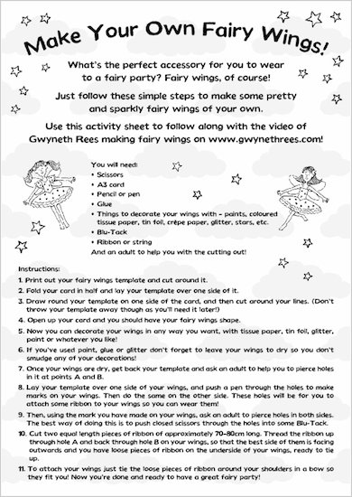 Make Your Own Fairy Wings