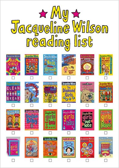 Jacqueline Wilson Reading List