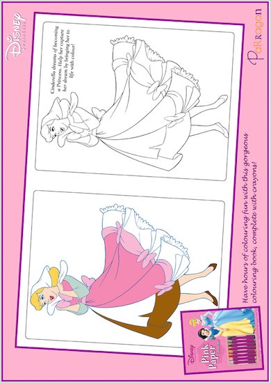 Disney Princess Colouring Sheet