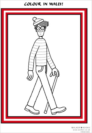Colour in Wally!