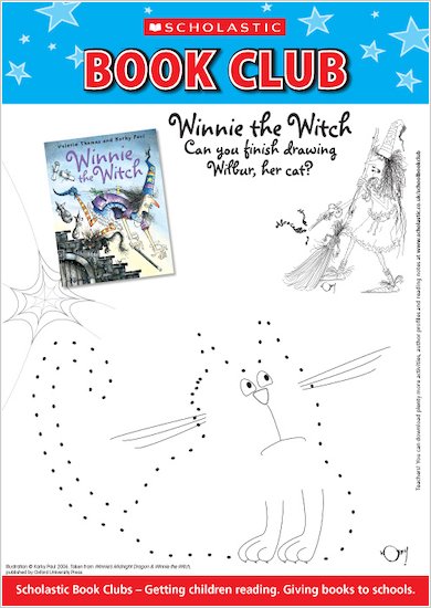 Winnie the Witch Dot-to-dot