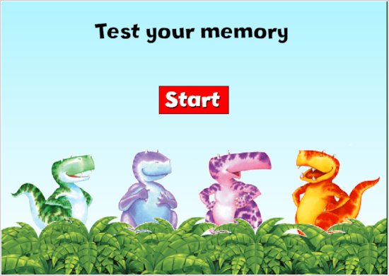 Dinosaur Roar! Memory Game