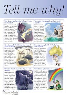 Science and geography activity sheets