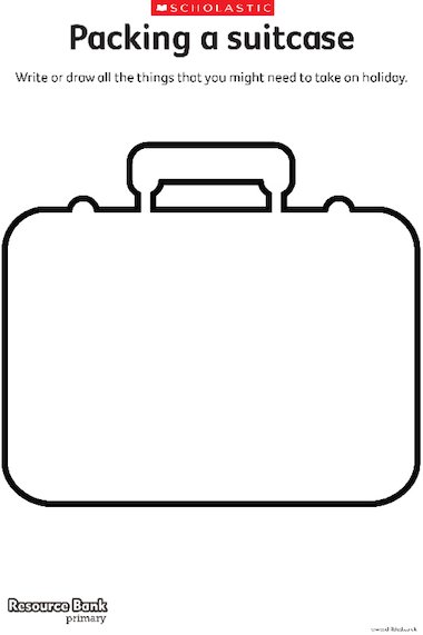 Download Packing a suitcase - Primary KS1 teaching resource ...
