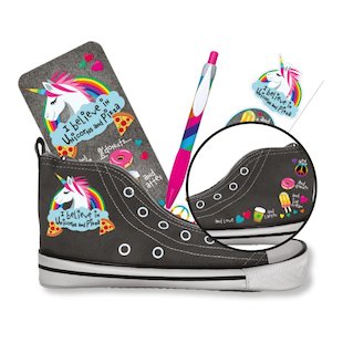 High Top Sneaker Pencil Case